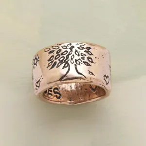 Rose Gold Strength Ring