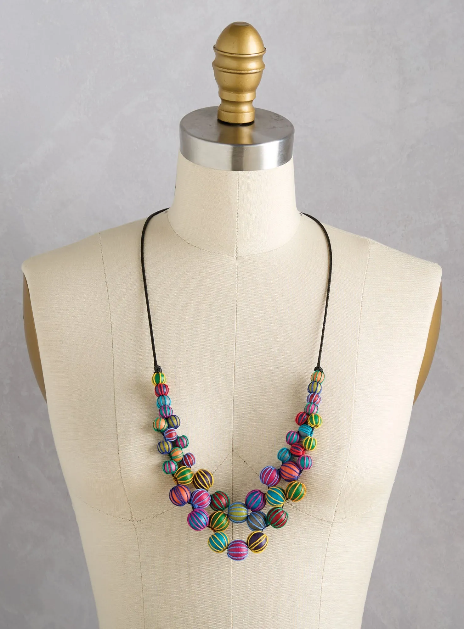 Roundabout Beaded Necklace