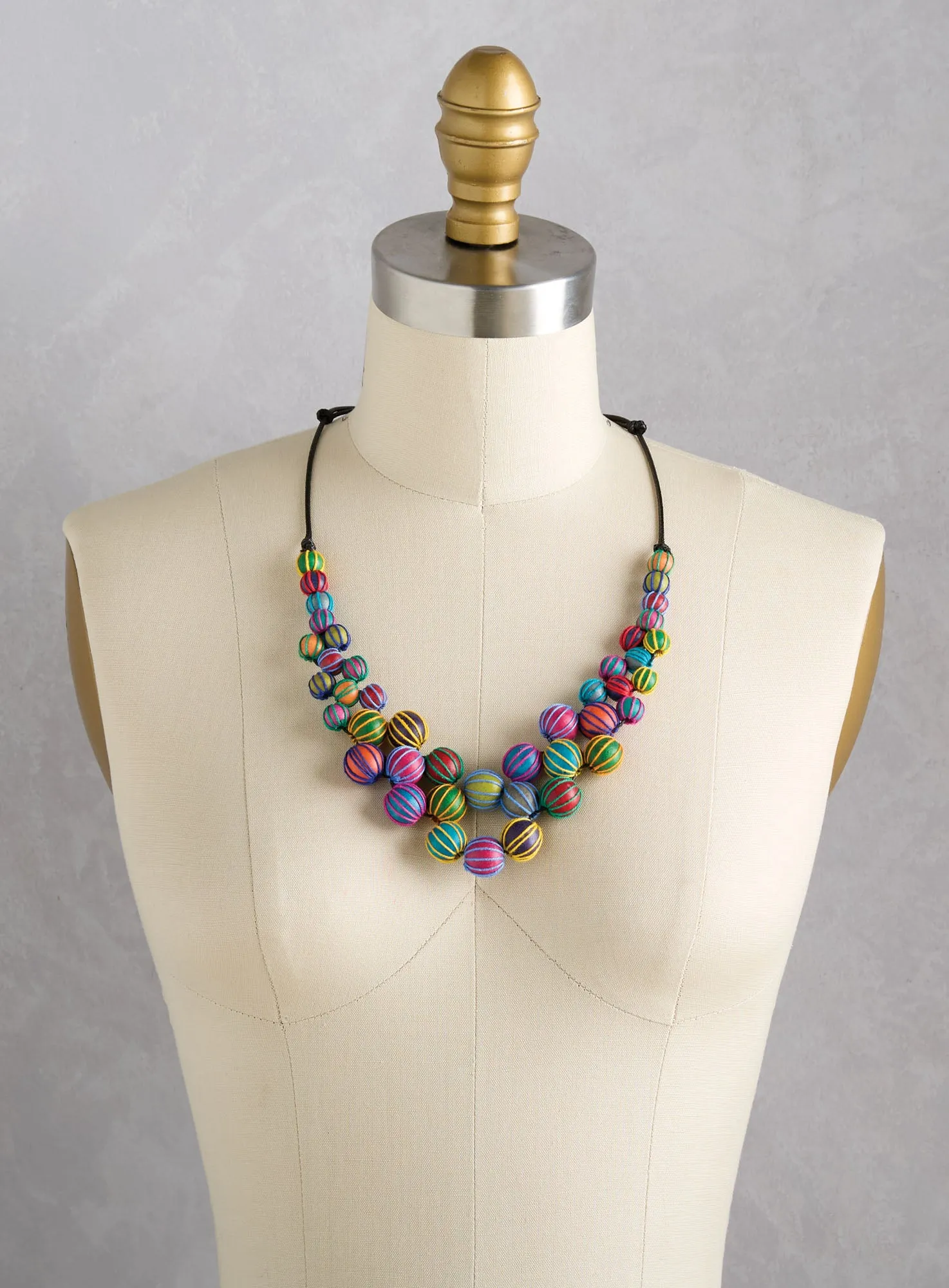 Roundabout Beaded Necklace
