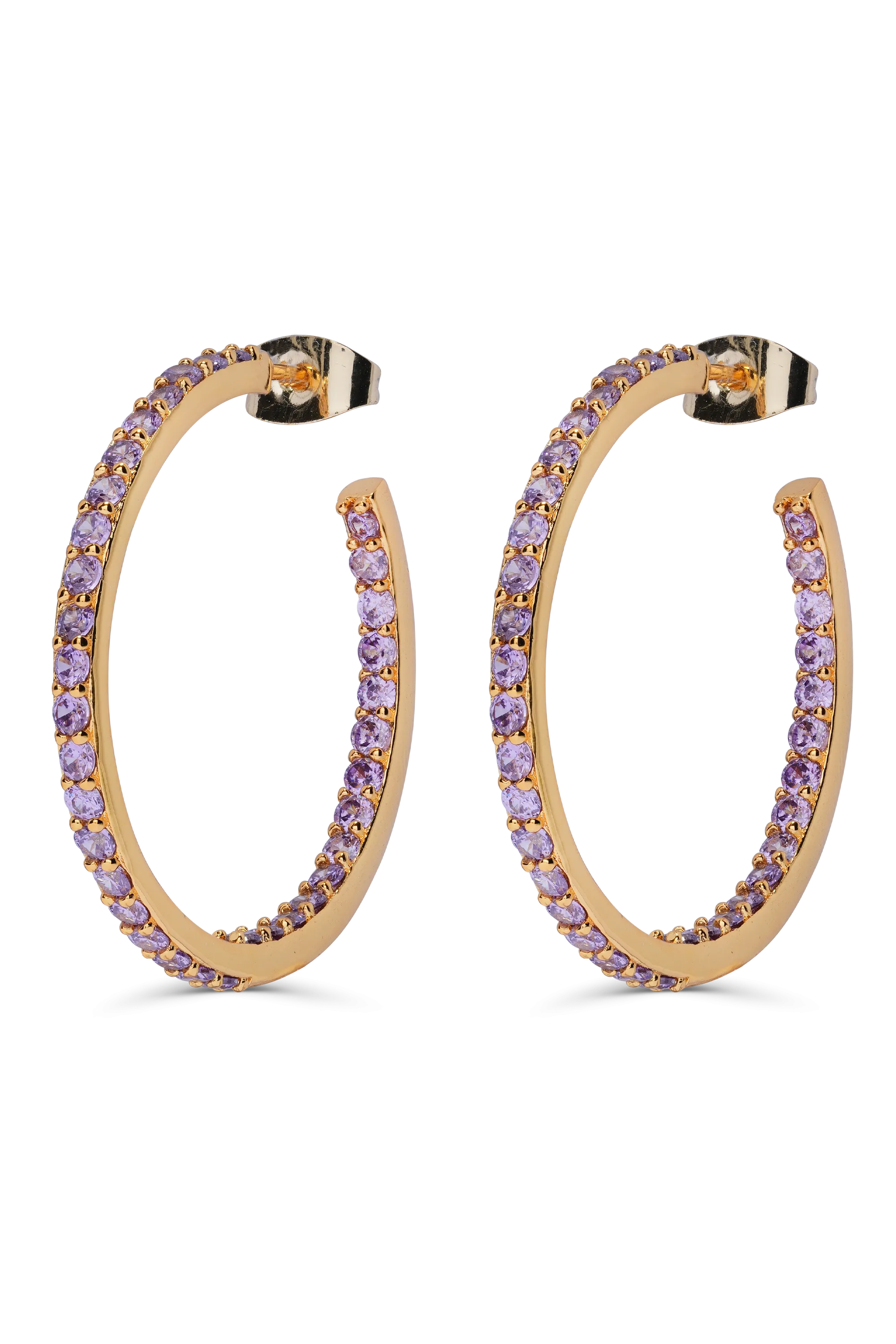 Serena Hoops - Lavender