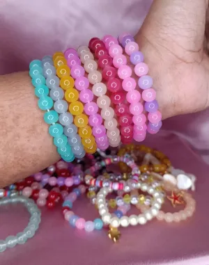Set of 8 multicolor bracelet