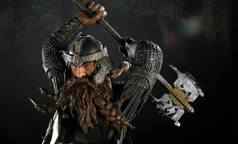 Sideshow Collectibles - LOTR - Gimli Statue ( Exclusive )