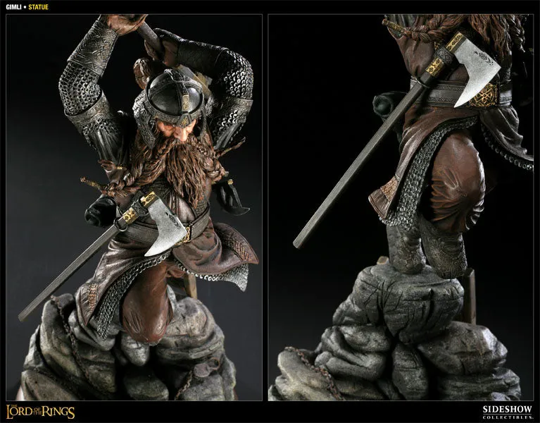 Sideshow Collectibles - LOTR - Gimli Statue ( Exclusive )