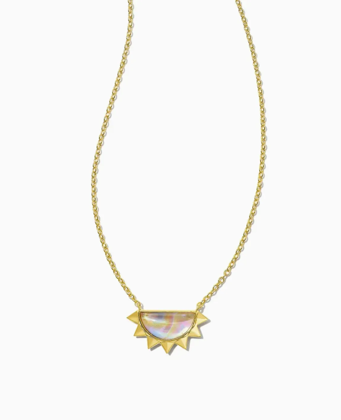 Sienna Half Sun Pendant Necklace