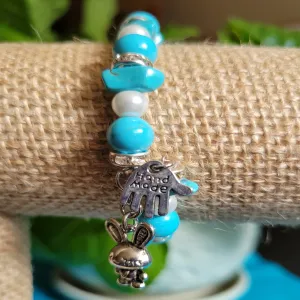 Small Elastic & Wire Wrist Wrap Bracelets
