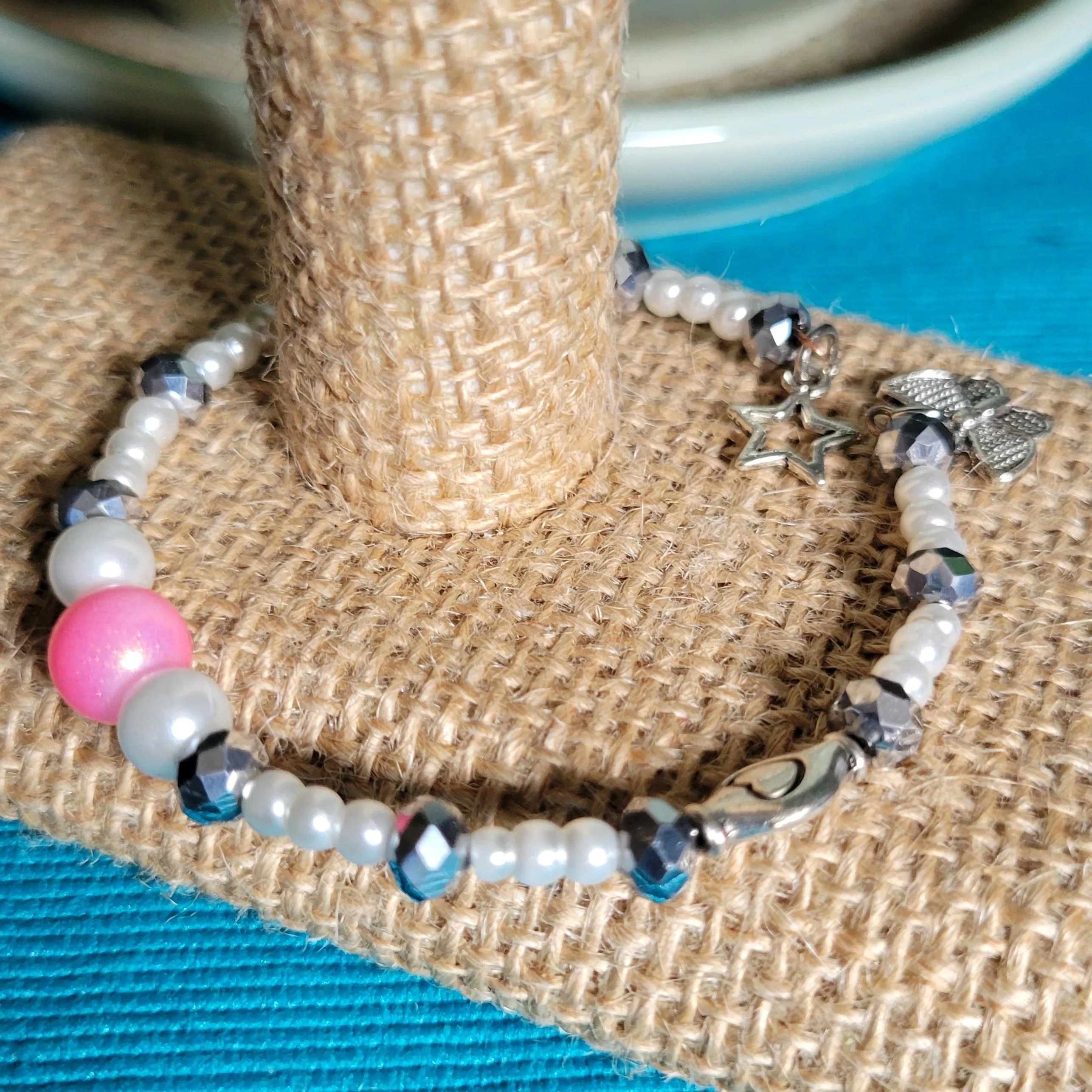 Small Elastic & Wire Wrist Wrap Bracelets