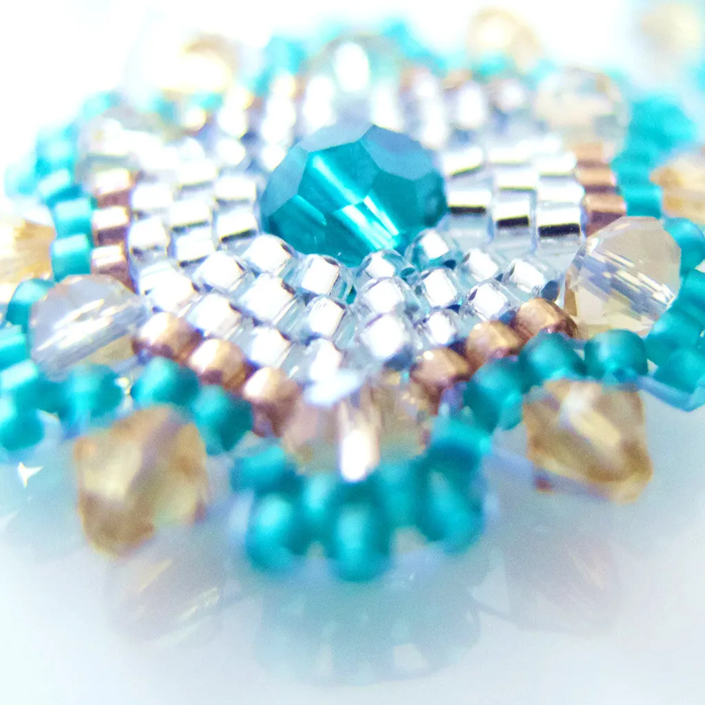 Spanish Caribbean Beaded Earrings