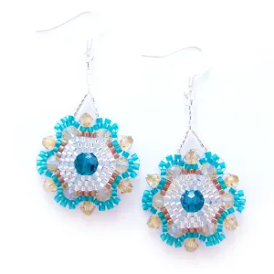 Spanish Caribbean Beaded Earrings