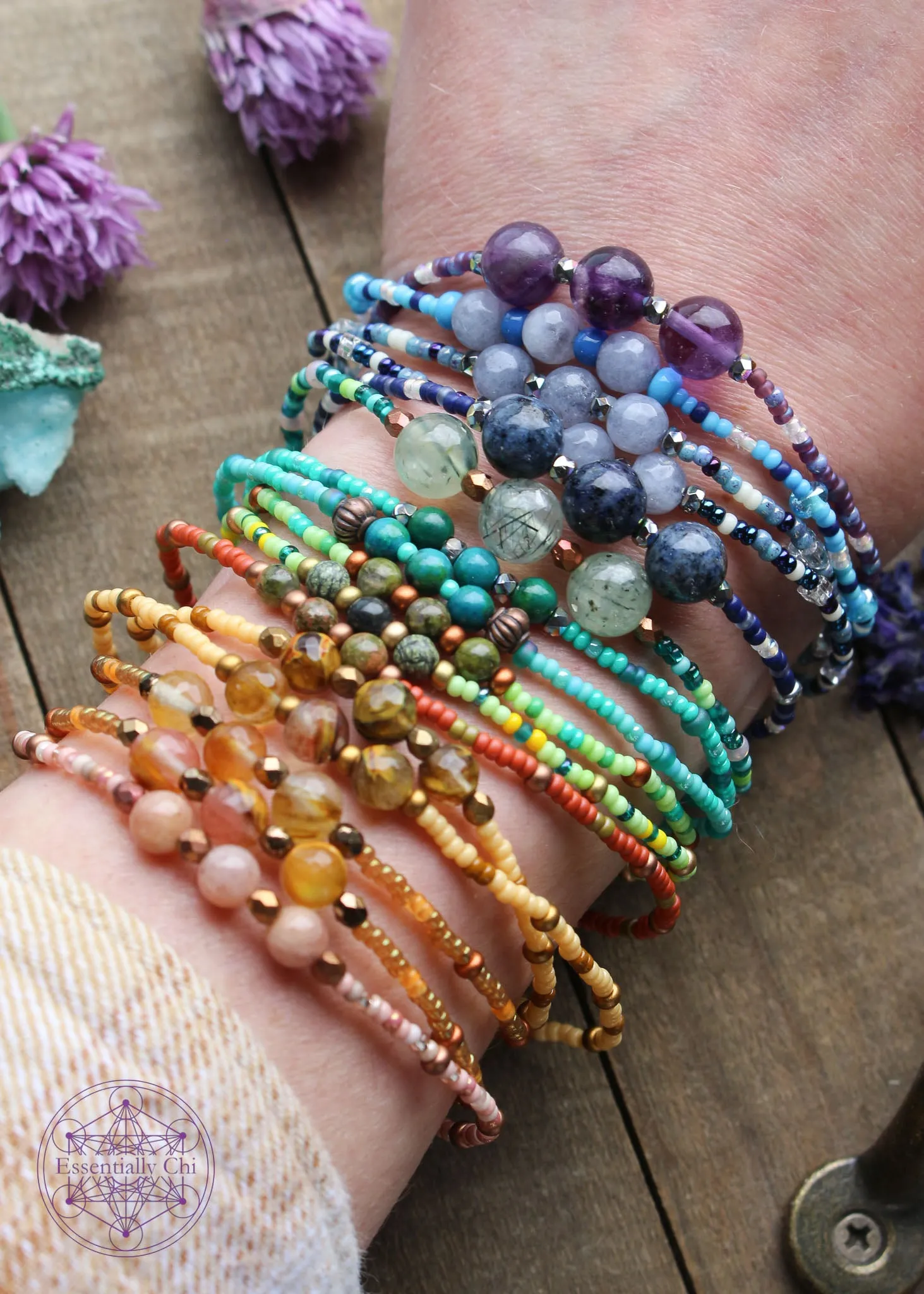 Stretchy Beaded Boho Bracelets