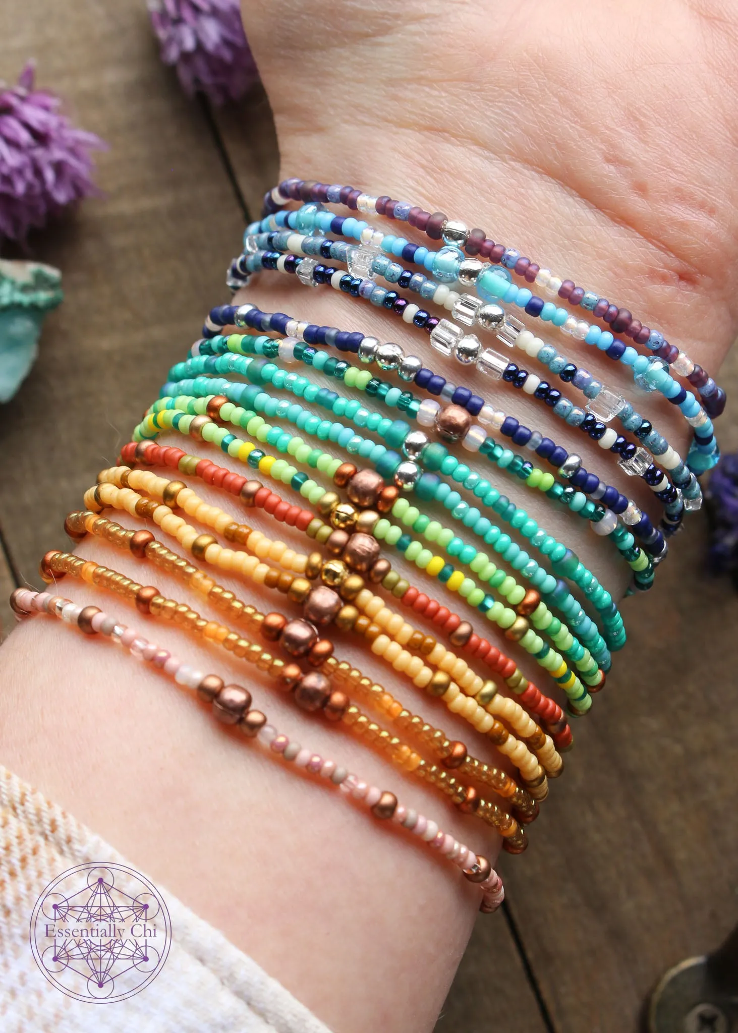 Stretchy Beaded Boho Bracelets