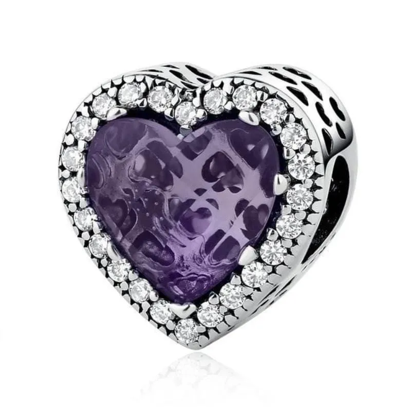 Stunning Emerald Heart Charms