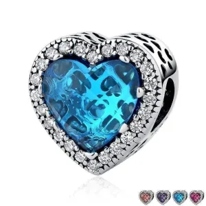 Stunning Emerald Heart Charms