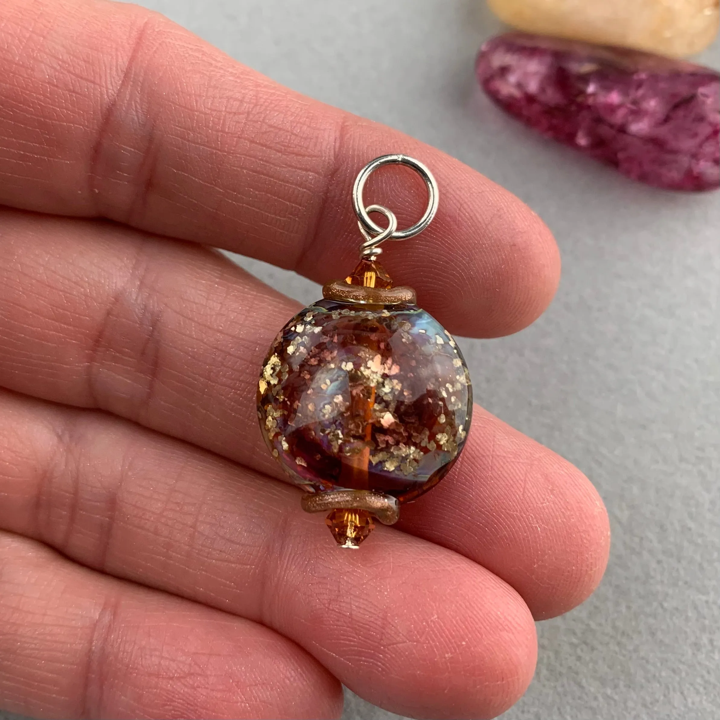 THE BOKEH EFFECT ~ HANDMADE GLASS PENDANT