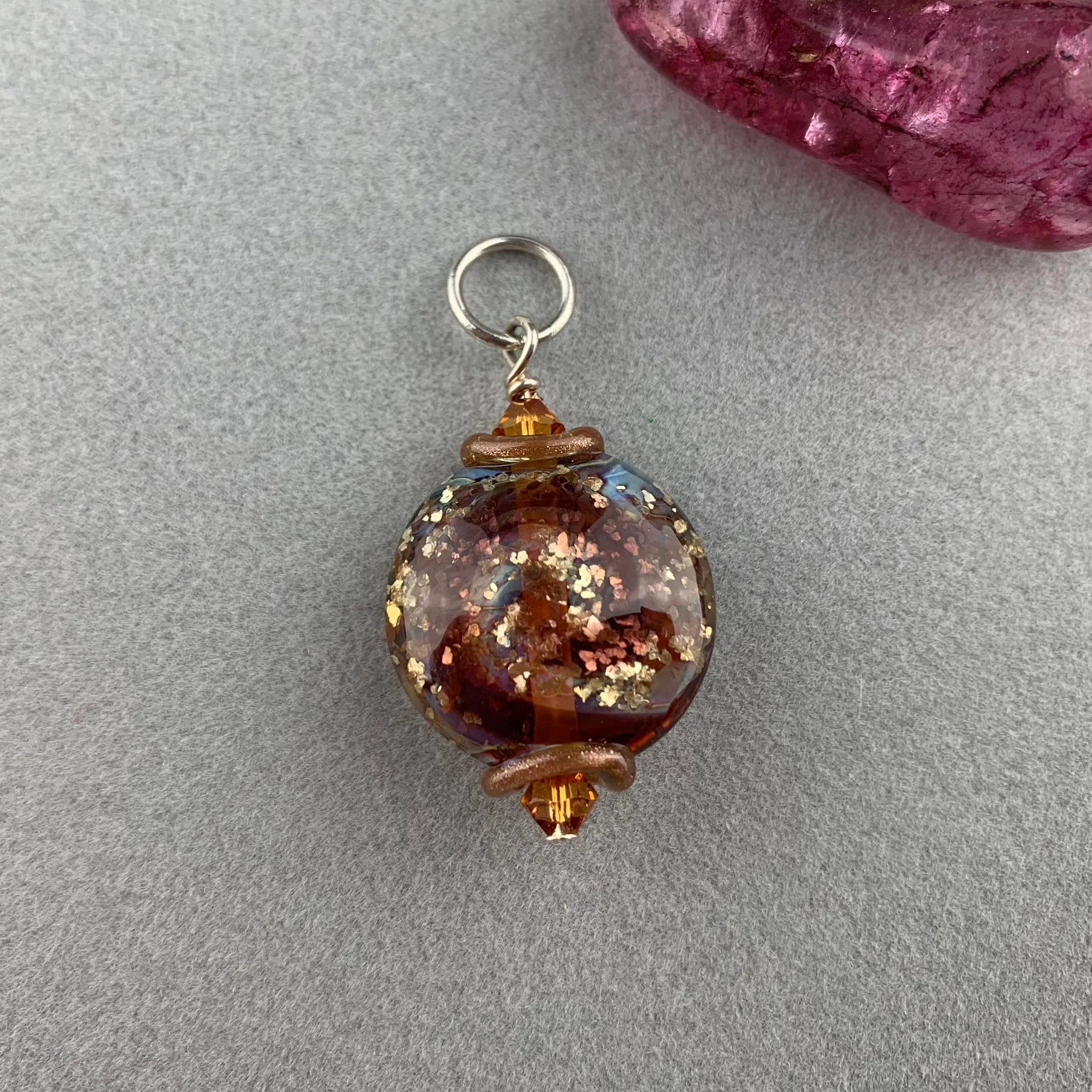 THE BOKEH EFFECT ~ HANDMADE GLASS PENDANT