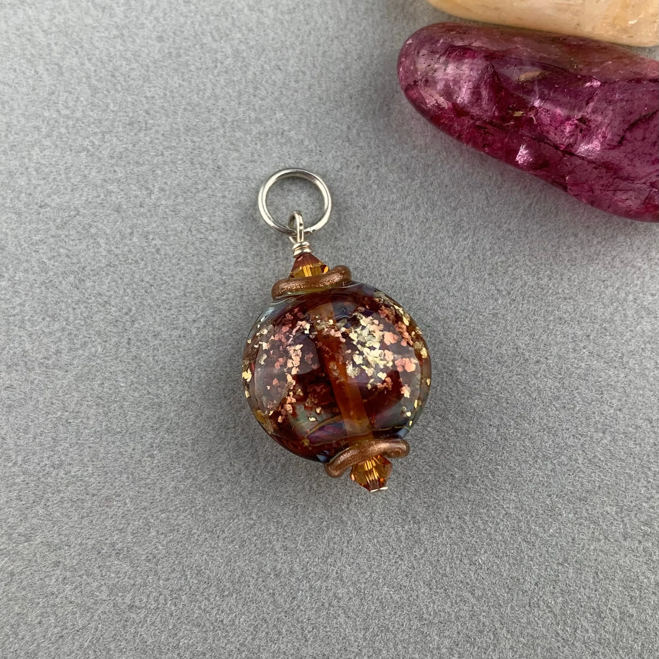 THE BOKEH EFFECT ~ HANDMADE GLASS PENDANT