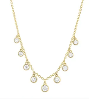 Timeless Necklace with Splendid Diamonds