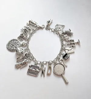 True Detective, Nancy Drew & Crime Junkie Charm Bracelets