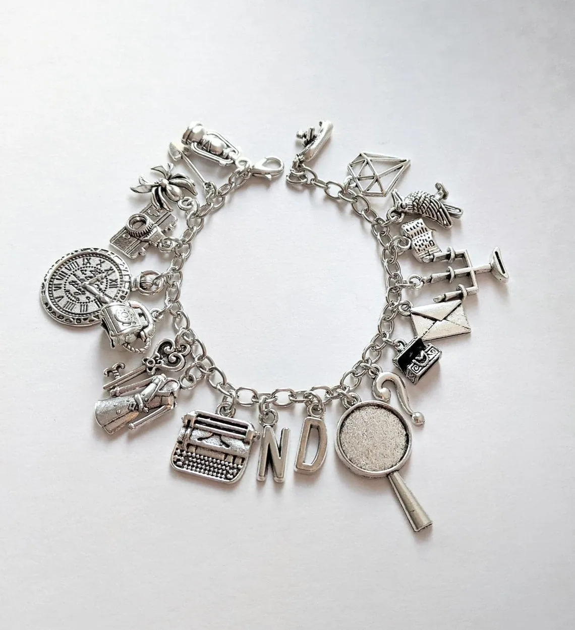 True Detective, Nancy Drew & Crime Junkie Charm Bracelets