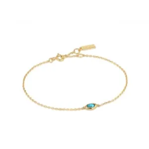 Turquoise Wave Bracelet B044-02G
