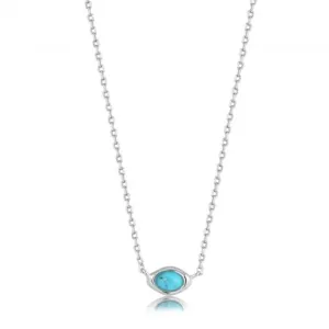 Turquoise Wave Necklace N044-02H