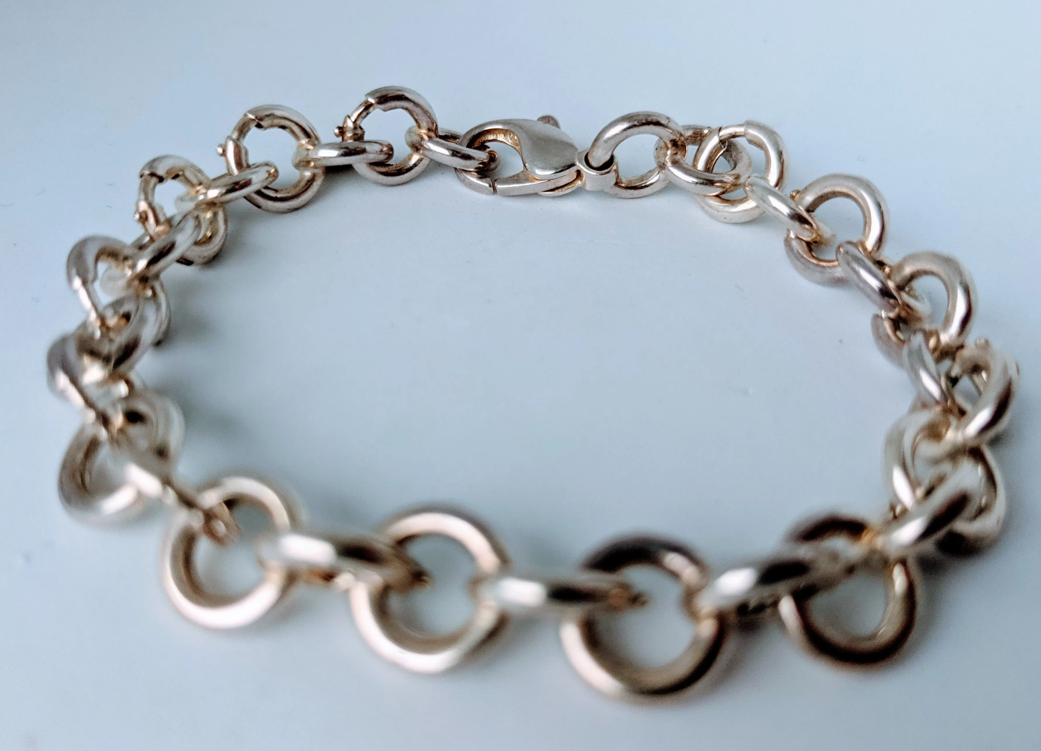 Unique Sterling Silver Charm Bracelet