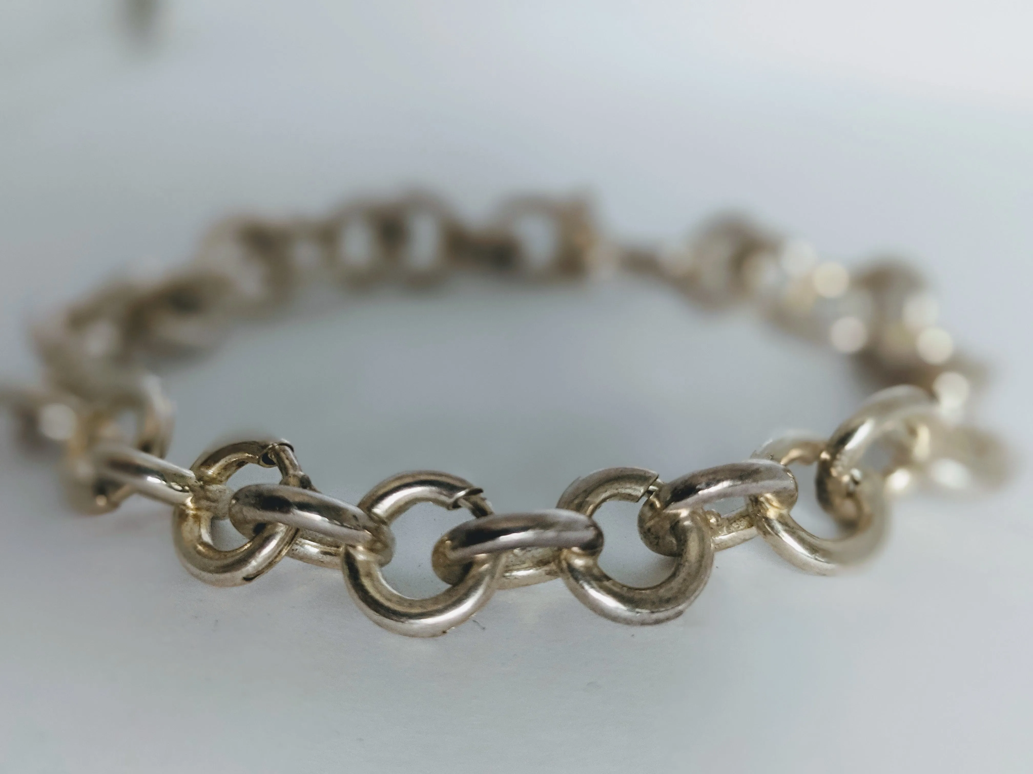 Unique Sterling Silver Charm Bracelet