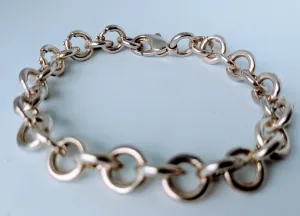 Unique Sterling Silver Charm Bracelet