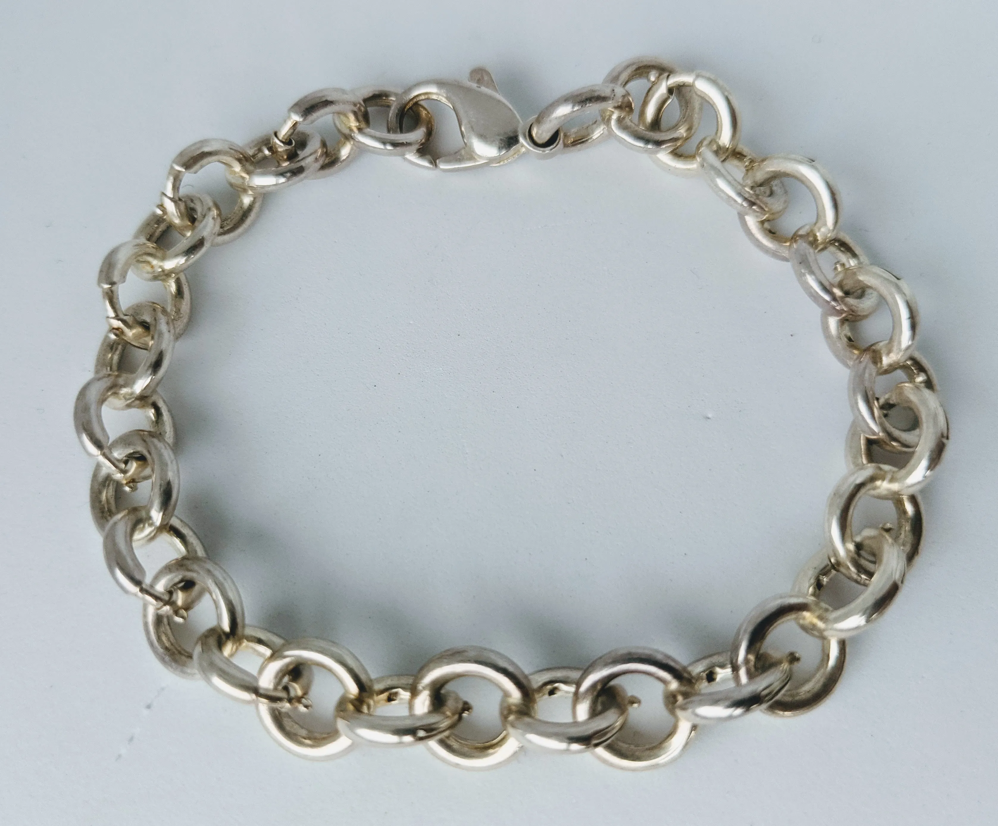 Unique Sterling Silver Charm Bracelet