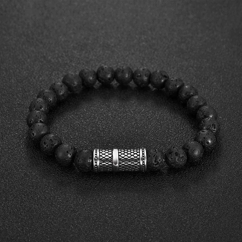 Volcanic Stone Beaded Bracelet