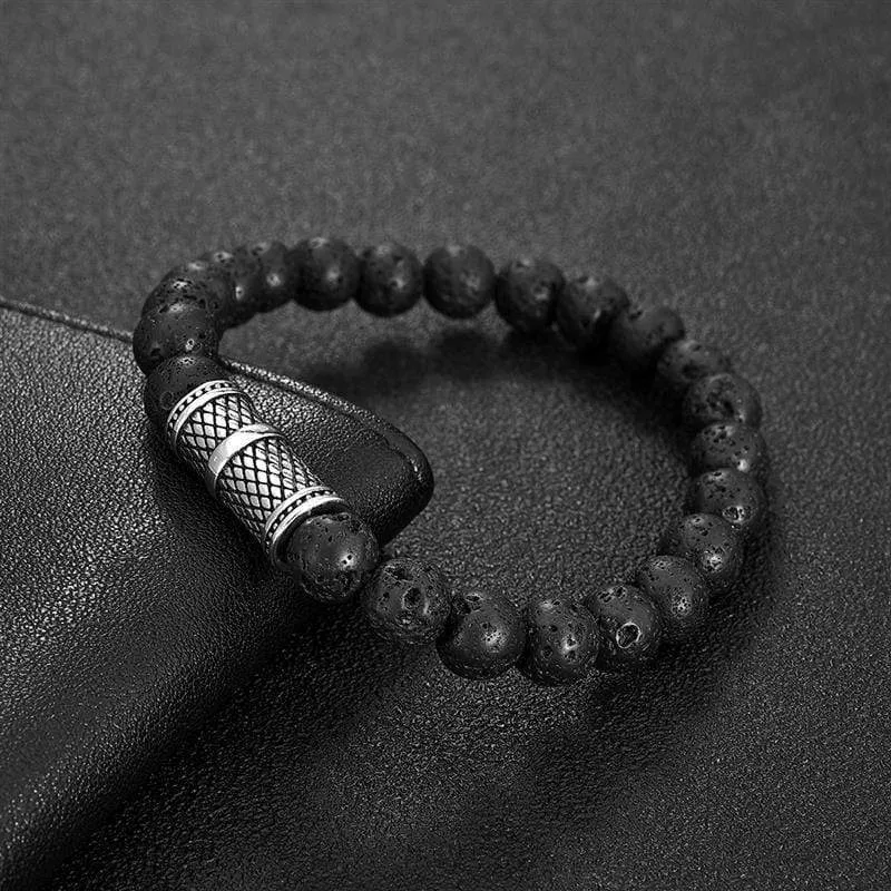 Volcanic Stone Beaded Bracelet
