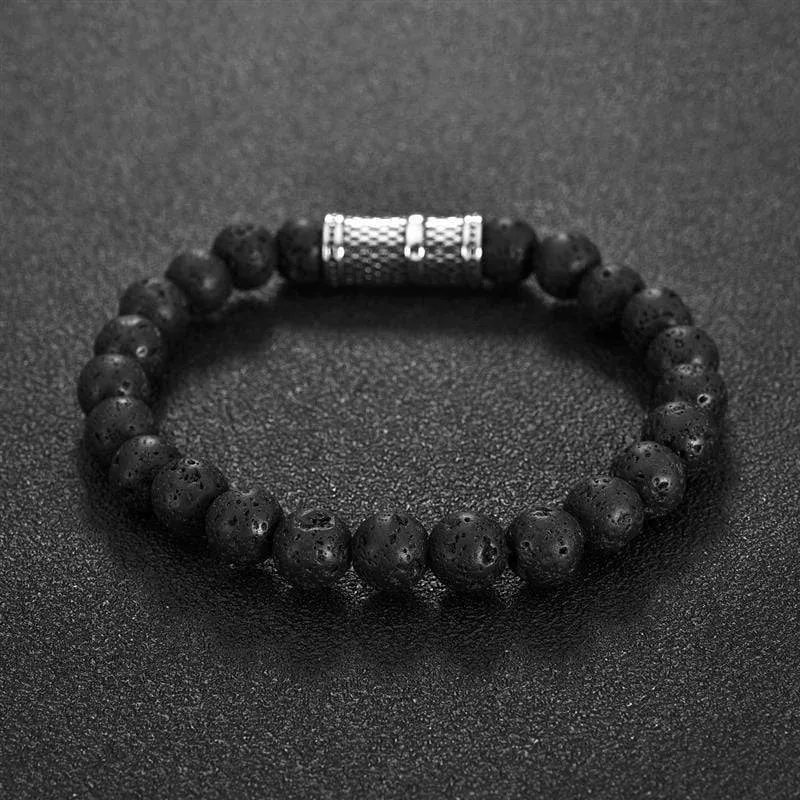Volcanic Stone Beaded Bracelet