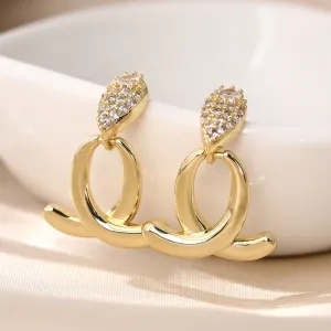 Wholesale French Exquisite Simple Elegant Earrings