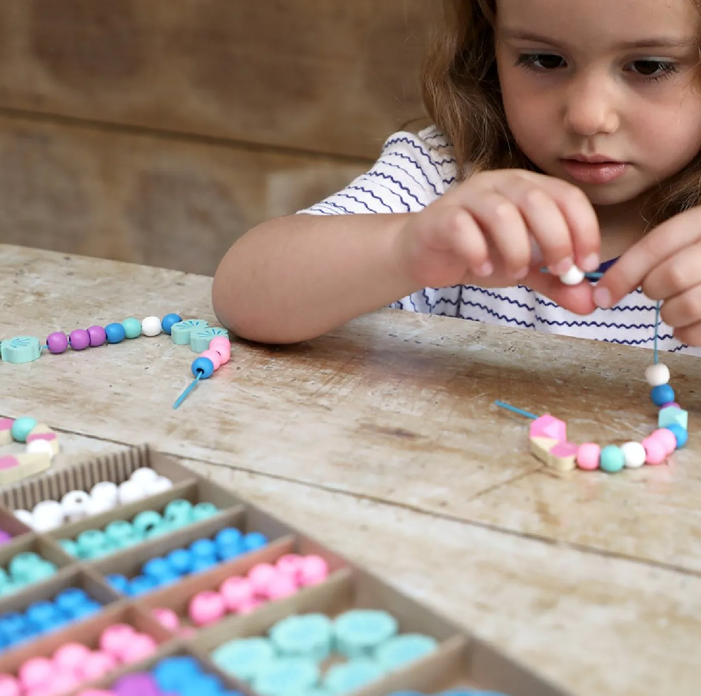 Wooden Bracelet Kit - Seaside