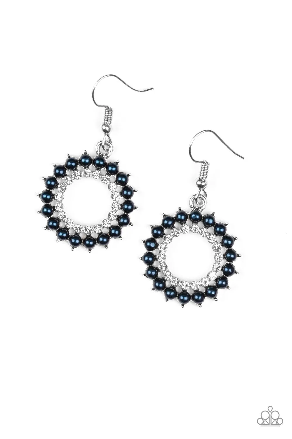 Wreathed In Radiance - Blue - Earrings