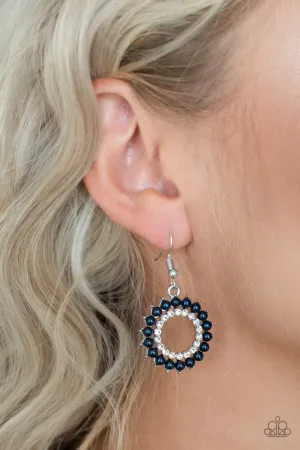 Wreathed In Radiance - Blue - Earrings
