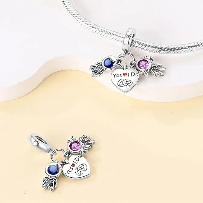 Yes I Do Married Couple Charm