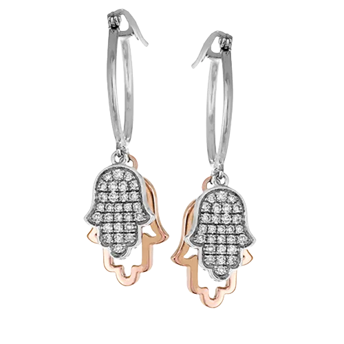 ZE616 Earring in 14k Gold with Diamonds